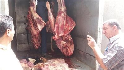 عاجل.. ضبط 11 طن لحوم مذبوحه خارج المجازر الحكومية بـ«الجيزة»