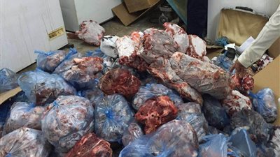 «التموين» تضبط 1100 كيلو لحوم فاسدة بـ«الجيزة»
