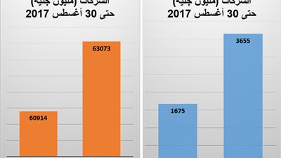 مؤشر الأرباح بـ«قطاع الأعمال» يسجل 3.655 مليار جنيه بنهاية أغسطس 2017