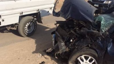 مصرع مواطن وإصابة آخر فى حادث تصادم بالفيوم