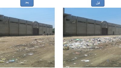 رفع 2500 طن قمامة بـ«أوسيم» خلال أسبوع