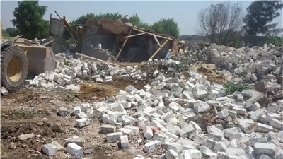  الجيزة تزيل تعديات على مساحه 50 فدانًا أراضي زراعية بكرداسة