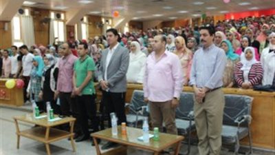 بالصور..«تمريض المنصورة» تحتفل ببداية العام الدراسى