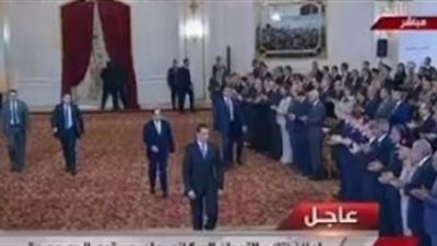 الرئيس السيسى يصل مقر احتفالية إعلان نتائج تعداد سكان مصر 2017