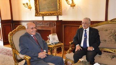 بالصور.. «العصار» يستقبل وزير التعليم لبحث التعاون فى مجالات التدريب الفنى والمهنى