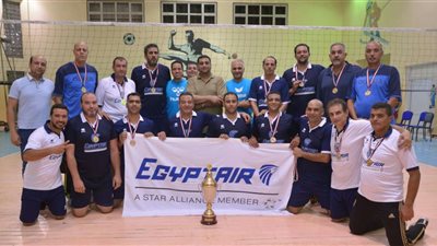 بالصور..مصر للطيران تحصد 6 كئوس في ختام بطولة الجمهورية للشركات 