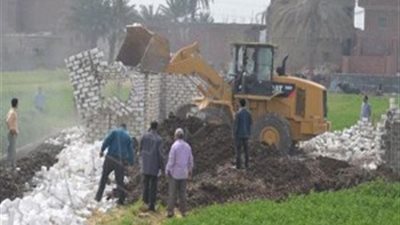 تنفيذ 42 قرار إزالة فى حملة مكبرة بالمنوفية