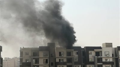 بالصور.. حريق بوحدات «دار مصر» في مدينة العبور