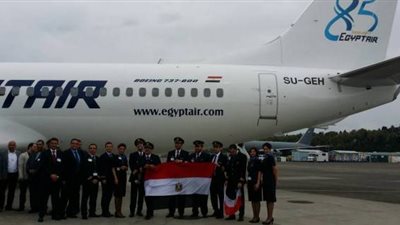 وفد مصر للطيران يتسلم الطائرة الثامنة من صفقة «بوينج»