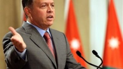 الديوان الملكى الأردنى ينكس علم السارية حداداً على شهداء حادث الواحات