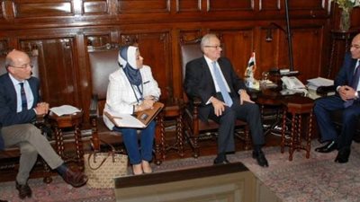 «البنا» يبحث مع سفير إيطاليا بالقاهرة سبل التعاون الزراعي بين البلدين