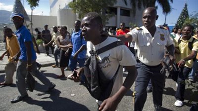 تظاهرة فى هاييتى احتجاجًا على الفساد الحكومى