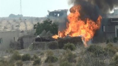 بالصور.. المتحدث العسكرى يعلن مقتل 4 تكفيريين شديدى الخطورة بـ«سيناء»