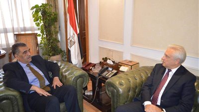 «الشرقاوي» يستقبل سفير بيلاروسيا فى القاهرة لبحث التعاون المشترك