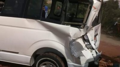  وفاة شخصين وإصابة 10 آخرين فى حادث انقلاب ميكروباص بالجيزة