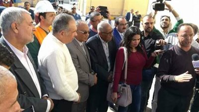 جولة تفقدية لوفد «إسكان النواب» فى محطة «اليسر» بالغردقة