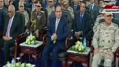 السيسى للمصريين: «نموت كلنا ولا إن حد يقرب من أرضنا»