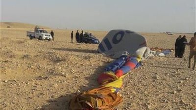 الطيران المدني تبدأ التحقيق في واقعة الهبوط القوي لمنطاد الأقصر