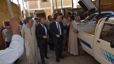 «محافظ بنى سويف» يأمر بأعداد تقرير فنى ومالى للحملات الميكانيكية