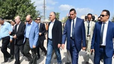 وزير الري يتفقد عمليات إنشاء محطة رفع الخيري الجديدة بالبحيرة